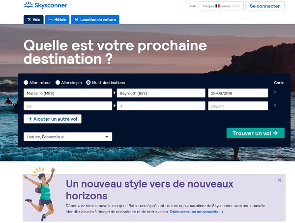 Le volume d'affaires de Skyscanner a atteint 21,6 milliards d’euros de billets d’avion vendus - Crédit photo : Skycanner