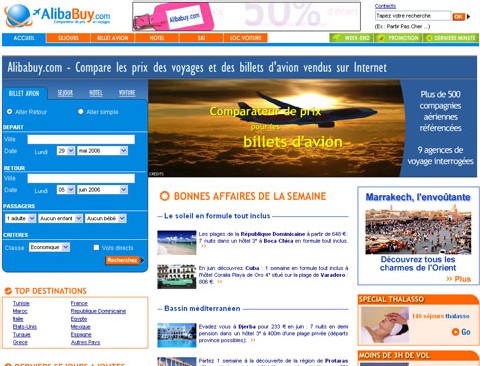 Alibabuy.com : comparateur ''objectif'' des forfaits en ligne Alibabuy.com : comparateur ''objectif'' des forfaits en ligne