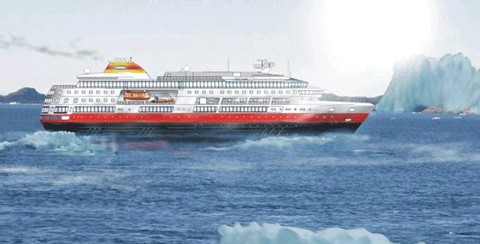 Hurtigruten lancera à l’été 2007 le MS FRAM