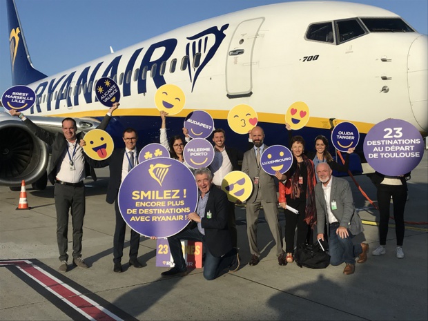 Mickeal O'Leary était présent à Toulouse pour le lancement de la nouvelle base - DR Mickeal O'Leary était présent à Toulouse pour le lancement de la nouvelle base - DR