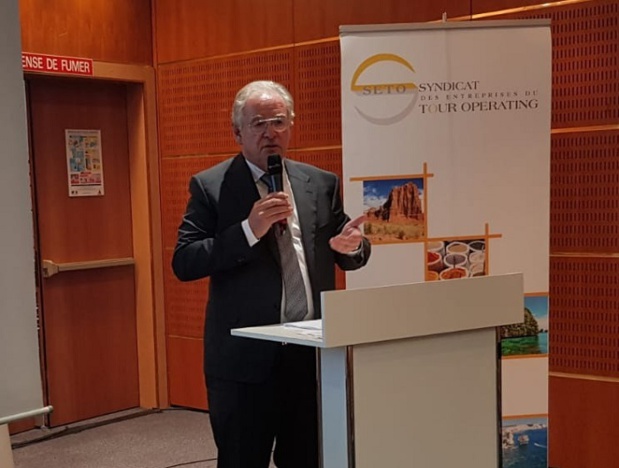 René-Marc Chikli, président du SETO a présenté le baromètre de l'été et de l'hiver - DR