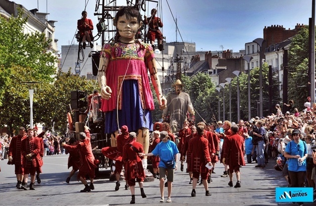 La Petite Géante qui a aussi voyagé  à Berlin et paradé au Mexique, a porté l’image de Nantes dans le monde entier./photo dr