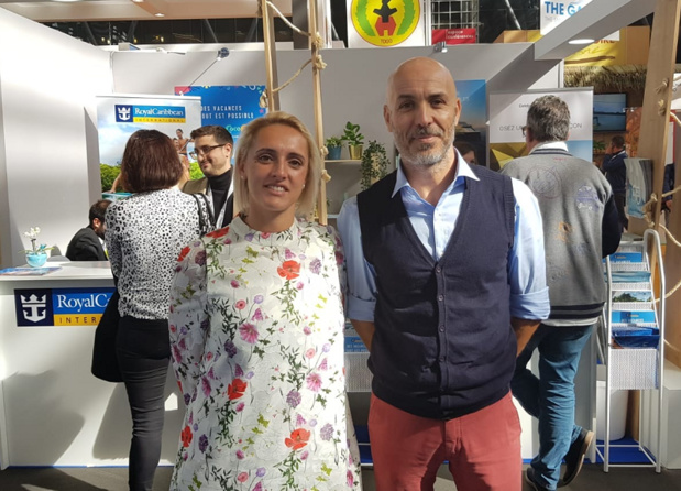 Christella Giorgis, directrice des ventes en France et Emmanuel Joly directeur des ventes Eurozone à l'IFTM Top Resa - DR Photo CE