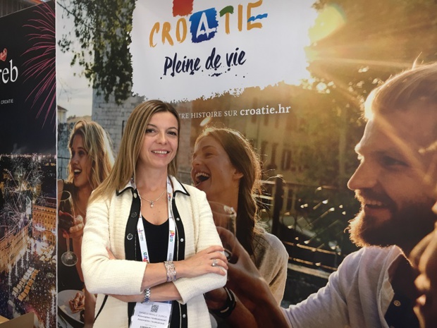 Danijela Mihalic Durica, directrice de l’Office National Croate du Tourisme en France, lors de l’édition 2019 de l’IFTM Top Resa - DR : C.L.