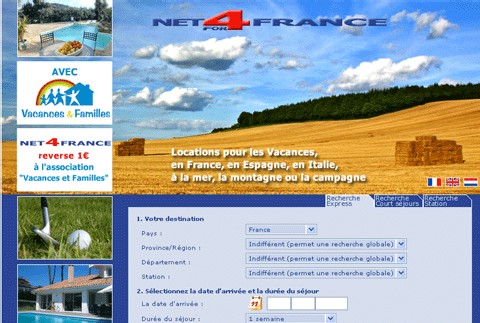 Net4france.com partenaire de l’association Vacances & Familles