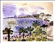 Affiche ''Promenade des Anglais'' par Raoul Dufy