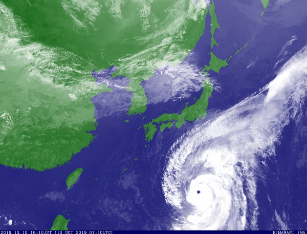 Le Japon se prépare au passage d'un typhon qui s'annonce comme l'un des plus puissants de la décennie - Crédit photo : JMA