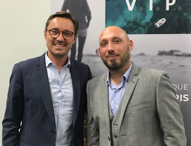 Axel Mazerolles (à gauche) avec Raphaël Auvray le nouveau directeur de production - DR
