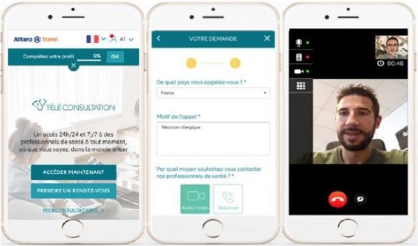 Allianz Travel propose la téléconsultation médicale aux voyageurs