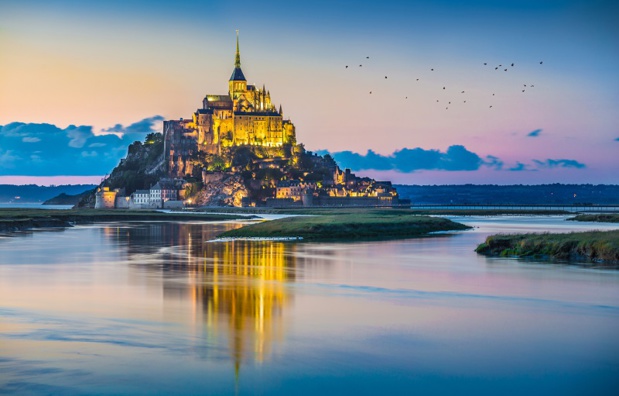 C’est en 1979 que le Mont-Saint-Michel et sa baie sont inscrits sur la Liste du patrimoine mondial de l’UNESCO - Depositphotos.com pandionhiatus3
