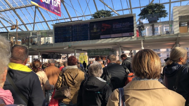 C'est l'affluence dans les gares parisiennes - DR C'est l'affluence dans les gares parisiennes - DR