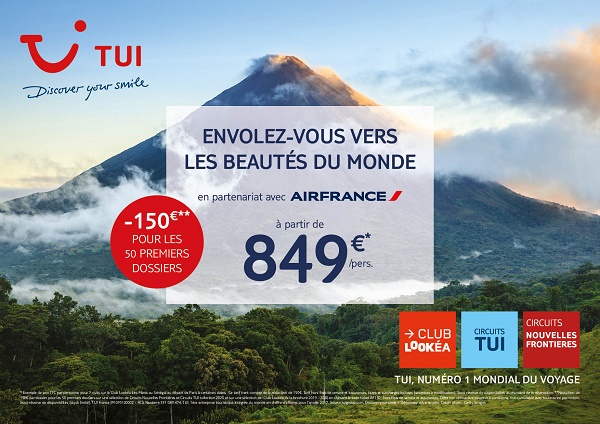 Pour apporter un peu de soleil dans les agences TUI lance une opération conjointement avec Air France - Crédit photo : TUI