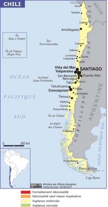 Chili : l'état d'urgence déclaré à Santiago et à Valparaíso