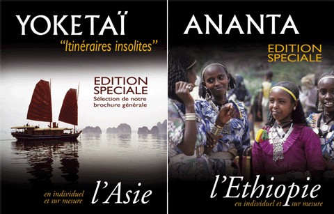 Brochures Ateliers du Voyages : 2 éditions spéciales en Asie et Ethiopie Brochures Ateliers du Voyages : 2 éditions spéciales en Asie et Ethiopie