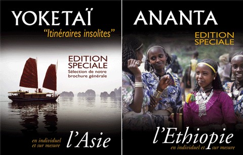 Brochures Ateliers du Voyages : 2 éditions spéciales en Asie et Ethiopie