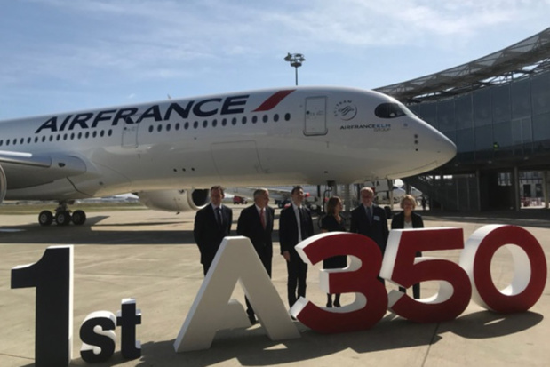 A Toulouse, le 27 septembre 2019, pour la réception du premier A350 d'Air France © PG TM A Toulouse, le 27 septembre 2019, pour la réception du premier A350 d'Air France © PG TM