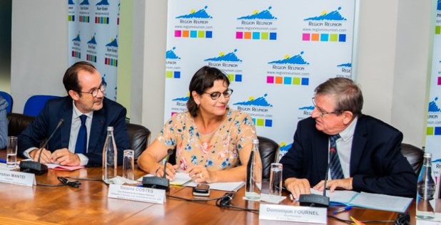 Signature du « Contrat de Destination Île de la Réunion 2020-2022 » à La Réunion le 24 octobre - DR Signature du « Contrat de Destination Île de la Réunion 2020-2022 » à La Réunion le 24 octobre - DR