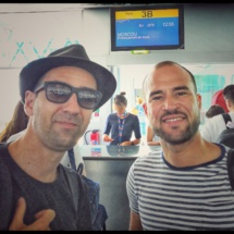 Lasko et Fabien Da Luz, initiateurs du projet Moscou Inside - DR Lasko et Fabien Da Luz, initiateurs du projet Moscou Inside - DR