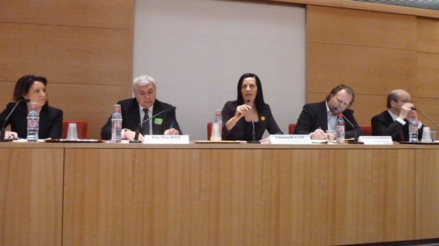 Marine Casin directeur juridique Smartbox, Jean-Marc Roze Secrétaire Général du SNAV, Maître Emmanuelle Llop avocate, Guillaume Victor-Thomas président fondateur d'Ecotour, Richard Vainopoulos président du réseau Tourcom - DR : M.S. Marine Casin directeur juridique Smartbox, Jean-Marc Roze Secrétaire Général du SNAV, Maître Emmanuelle Llop avocate, Guillaume Victor-Thomas président fondateur d'Ecotour, Richard Vainopoulos président du réseau Tourcom - DR : M.S.