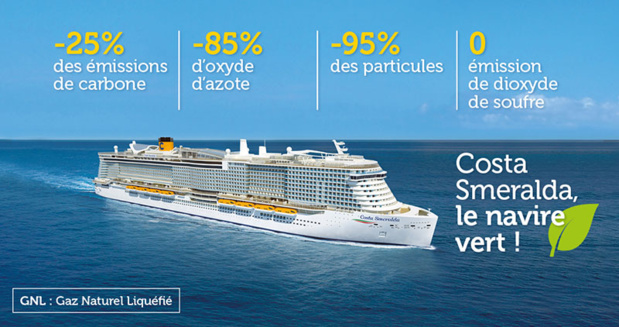 Costa Smeralda : Un paquebot innovant Costa Smeralda : Un paquebot innovant