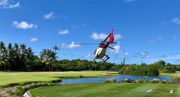 Ile Maurice – Héli-golf  – Corail Hélicoptère