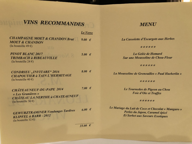 Cliquer sur la carte pour accéder aux menus détaillés de la croisière