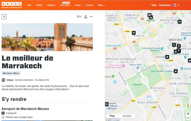 Guide permet de créer des itinéraires personnalisés et prévoir des activités sur une carte interactive - DR Guide permet de créer des itinéraires personnalisés et prévoir des activités sur une carte interactive - DR