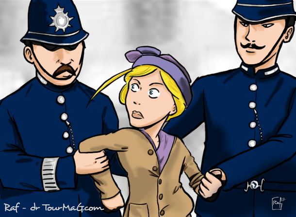 Si Léa avait vécu au 19e, elle aurait certainement été en pointe du combat des Sufragettes, ces jeunes femmes féministes avant l'heure qui descendaient dans la rue et manifestaient pour l'obtention du droit de vote. /illustration Raphël Si Léa avait vécu au 19e, elle aurait certainement été en pointe du combat des Sufragettes, ces jeunes femmes féministes avant l'heure qui descendaient dans la rue et manifestaient pour l'obtention du droit de vote. /illustration Raphël