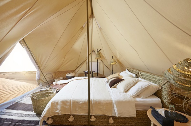 Le Magic Camps Wahiba Sands est composé de dix tentes d’environ 20 mètres carrés chacune. - DR Magic Travels