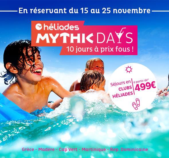 Héliades lance ses Mythic Days