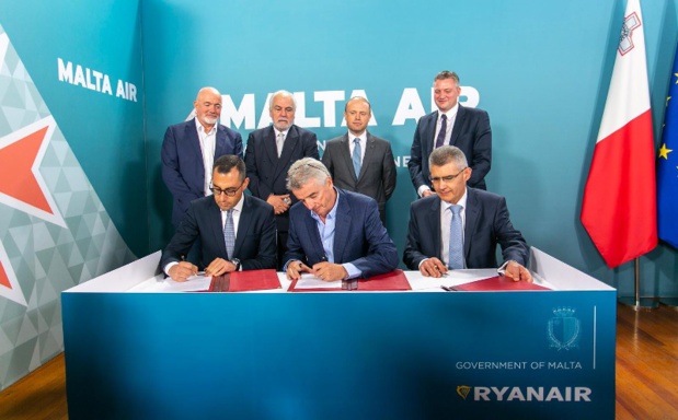 Lors de l'achat de Malta Air par Ryanair, en juin 2019 © Ryanair