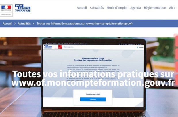 Ce jeudi 21 novembre 2019, le gouvernement lance Mon compte formation, un site internet et une application mobile, qui facilitent l'accès à la formation.