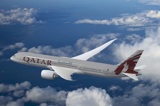 Qatar Airways profite d'une visite du président américain dans l'usine de Boeing pour dévoiler des nouveaux visuels de son futur 787 Dreamliner - Photo DR