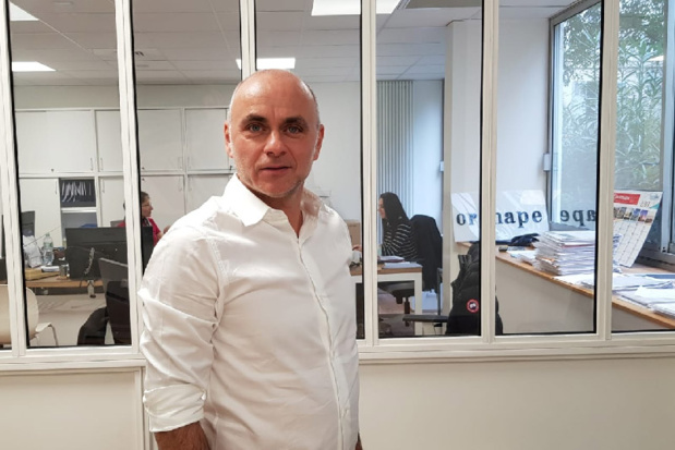 Romain Cluis, PDG d'Orsud au sein de l'agence située rue Paradis à Marseille - Photo CE Romain Cluis, PDG d'Orsud au sein de l'agence située rue Paradis à Marseille - Photo CE