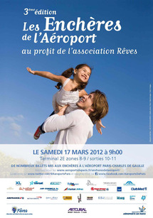 ADP : 3e vente aux enchères de billets d'avion le 17 mars 2012 ADP : 3e vente aux enchères de billets d'avion le 17 mars 2012