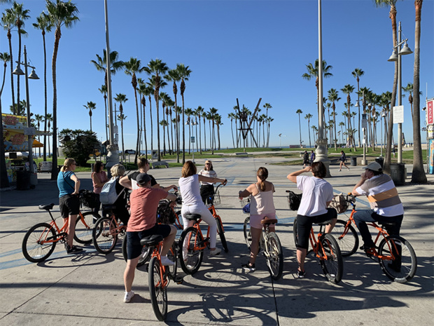 Visite guidée à vélo avec Los Angeles Off Road à Santa Monica et Venice Beach