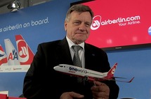 Le CEO d’Air Berlin Hartmut Mehdorn - DR.LAC Le CEO d’Air Berlin Hartmut Mehdorn - DR.LAC