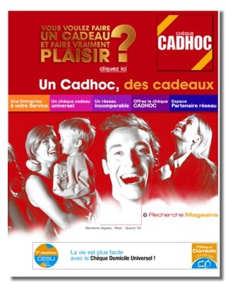 Chèques Cadhoc : le voyage en forte croissance