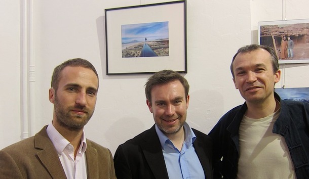 Vincent Tréhu, Xavier Gaumer et Arnaud Levallet, les trois amis à l'origine d'Aventureo - DR : L-A.C