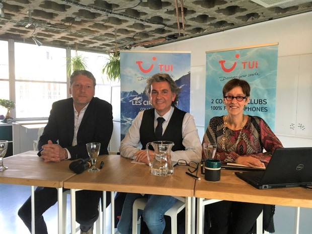 Christophe Fuss, directeur des opérations, Serge Laurens, directeur général adjoint et Caro Degryse, directrice de la production long-courrier ont présenté la production été 2020 de TUI France en conférence de presse ce mardi 3 décembre 2019 - DR : CL Christophe Fuss, directeur des opérations, Serge Laurens, directeur général adjoint et Caro Degryse, directrice de la production long-courrier ont présenté la production été 2020 de TUI France en conférence de presse ce mardi 3 décembre 2019 - DR : CL