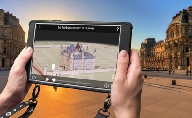 Louvre, Panthéon, Trocadéro... Au total, les visiteurs profitent de contenus inédits sur 35 sites et monuments parisiens en réalité augmentée - DR : Paris City Vision