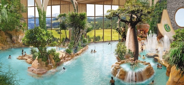 Aquariaz, le nouveau parc aquatique de la ville d'Avoriaz - DR Aquariaz, le nouveau parc aquatique de la ville d'Avoriaz - DR