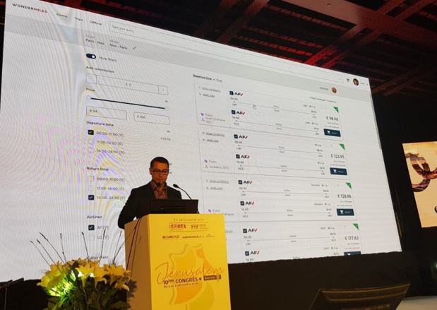 Présentation en séance plénière de l'outil Wonder Booking - Photo CE Présentation en séance plénière de l'outil Wonder Booking - Photo CE