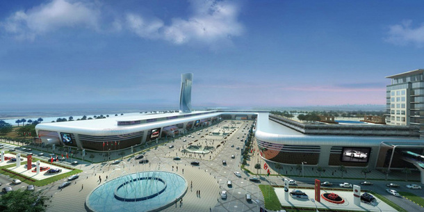 Abu Dhabi veut également se positionner sur ce marché avec le centre de Nice de 80.000 m2 - DR Abu Dhabi veut également se positionner sur ce marché avec le centre de Nice de 80.000 m2 - DR