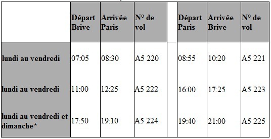 Airlinair : la ligne Brive-Orly Sud a dix ans en 2012 Airlinair : la ligne Brive-Orly Sud a dix ans en 2012