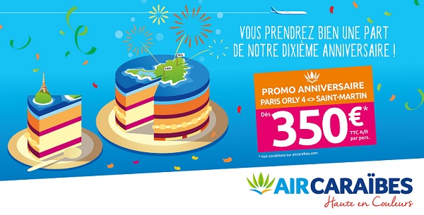 Une offre promotionnelle jusqu'au 20 décembre 2019 pour Air Caraïbes - Crédit photo : Air Caraïbes