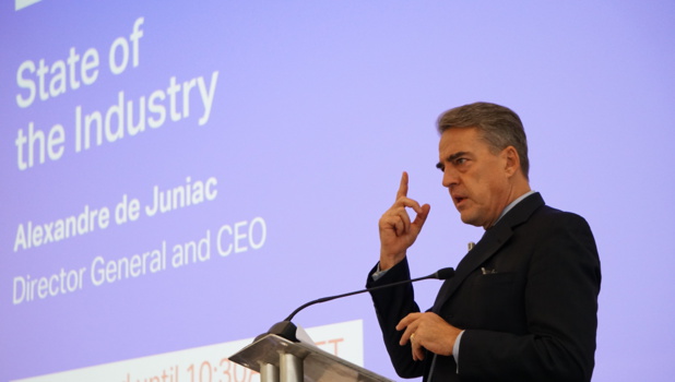 Alexandre de Juniac, le 11 décembre à Genève © Iata