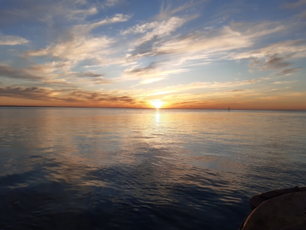 Il est 17h30 sur la lagune El Bibane - DR : M.S. Il est 17h30 sur la lagune El Bibane - DR : M.S.