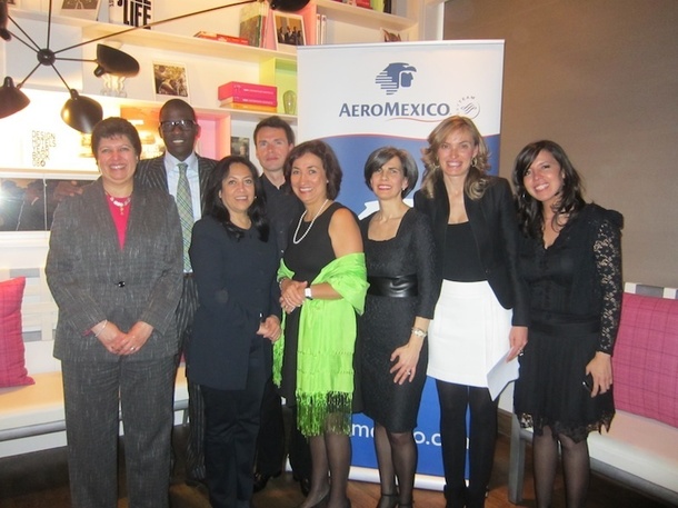 Toute l'équipe d'Aeromexico a fait le déplacement à l'hôtel Bel Ami à Paris pour lancer officiellement ses nouveaux horaires nocturnes.DR-LAC