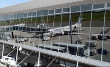 Le trafic de l'aéroport de Lille-Lesquin est fortement perturbé ce jeudi 12 avril 2012 - Photo DR